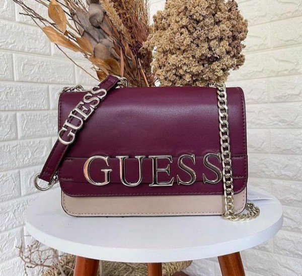 Guess Etereo Logo Quilted Crossbody Bag With Box DustBag SlingBelt