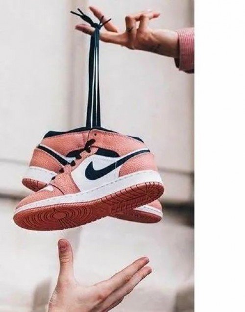 Nike Air Jorden 1 Mid GS Pink Quartz For her - Image 4