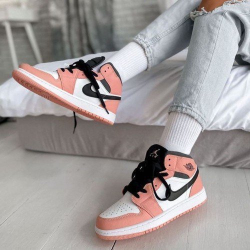 Nike Air Jorden 1 Mid GS Pink Quartz For her - Image 6
