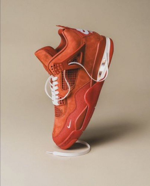 Nigel Sylvester X Air Jordan 4 Brick By Brick Semi UA - Image 4