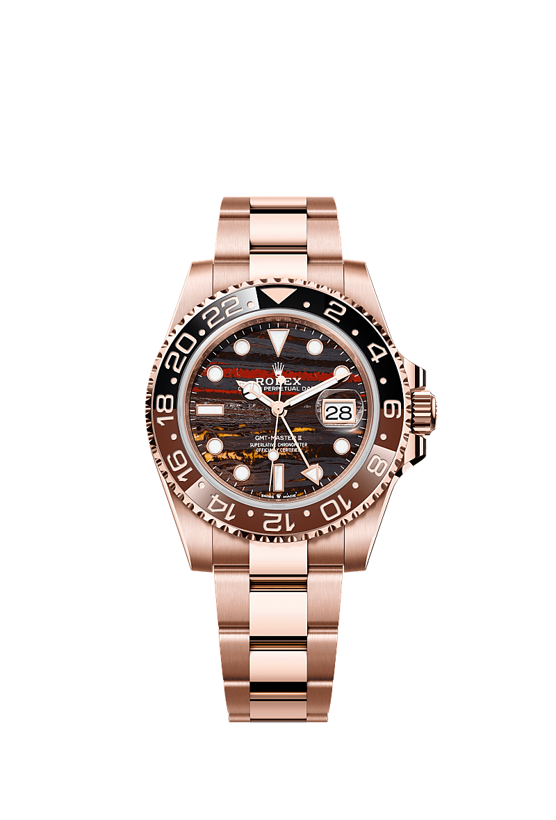 ROLEX GMT MASTER 2 ROSEGOLD BLACK DAIL NEW MODEL 2025 - Image 3