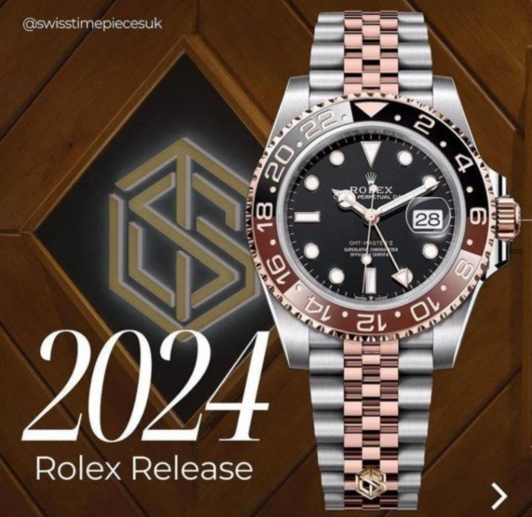 ROLEX GMT MASTER 2 TON ROSE GOLD 2024 RELEASE