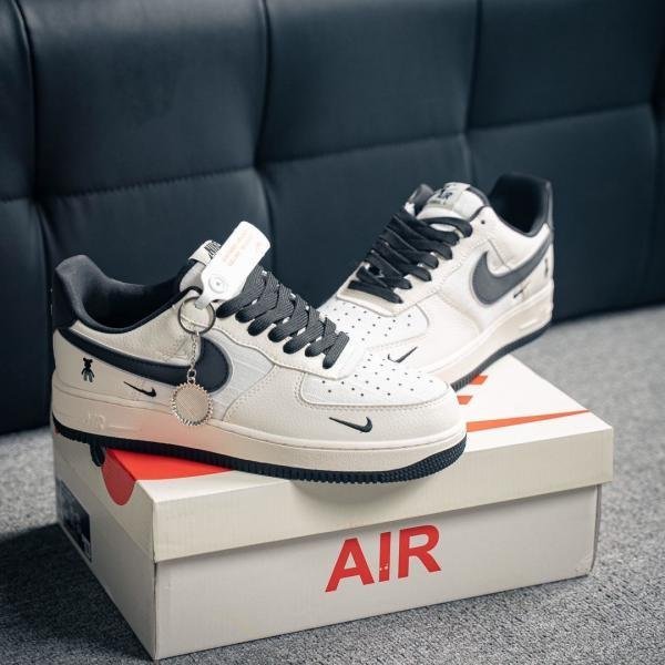 Nike Air Force 1 07 Violent Bear Joint Linen Being Black - Image 3