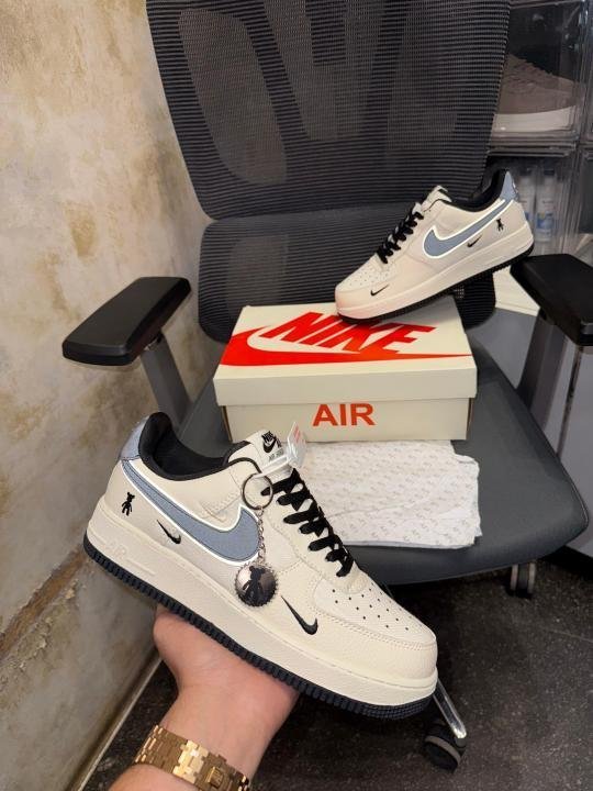 Nike Air Force 1 07 Violent Bear Joint Linen Being Black - Image 5