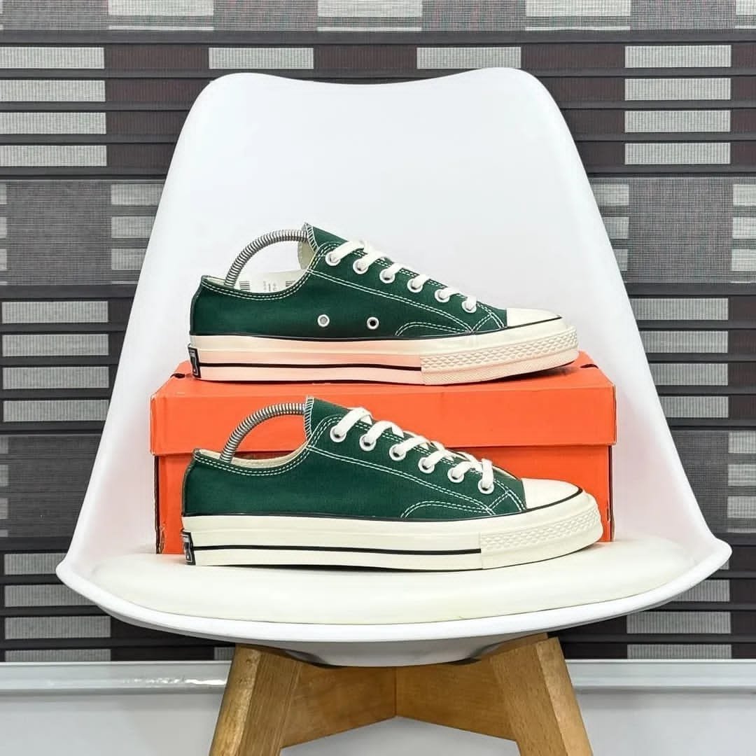 *Converse Chuck 70 Taylor Low Top Green Envy (1st Time In India & With OG Box Packing) - Image 3