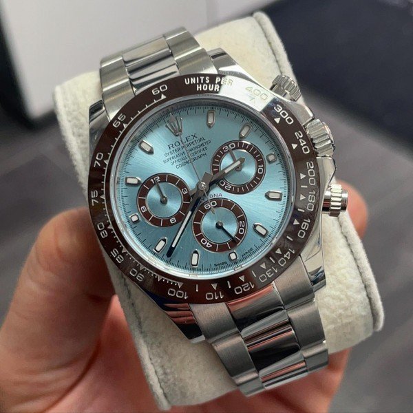 ROLEX DAYTONA ICE BLUE DAILMS DHONI EDITION - Image 3