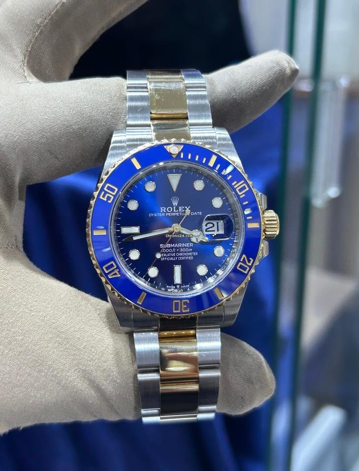 ROLEX SUBMARINER 2 TON BLUE DAIL NEYMAR JR EDITION - Image 3