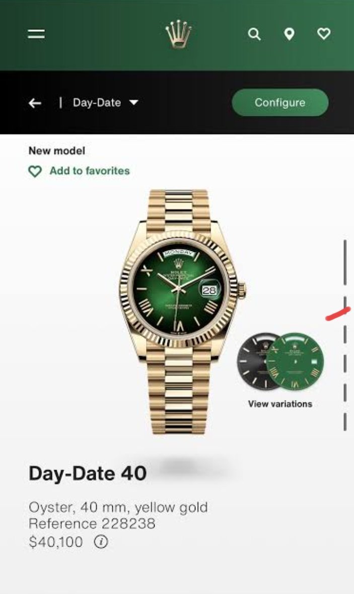 ROLEX DAYDATE GOLD GREEN - Image 3