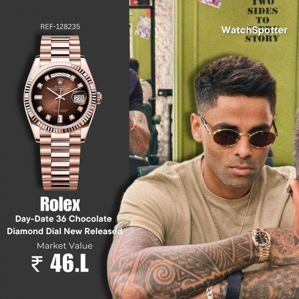 ROLEX DAYDATE BROWN DAIL