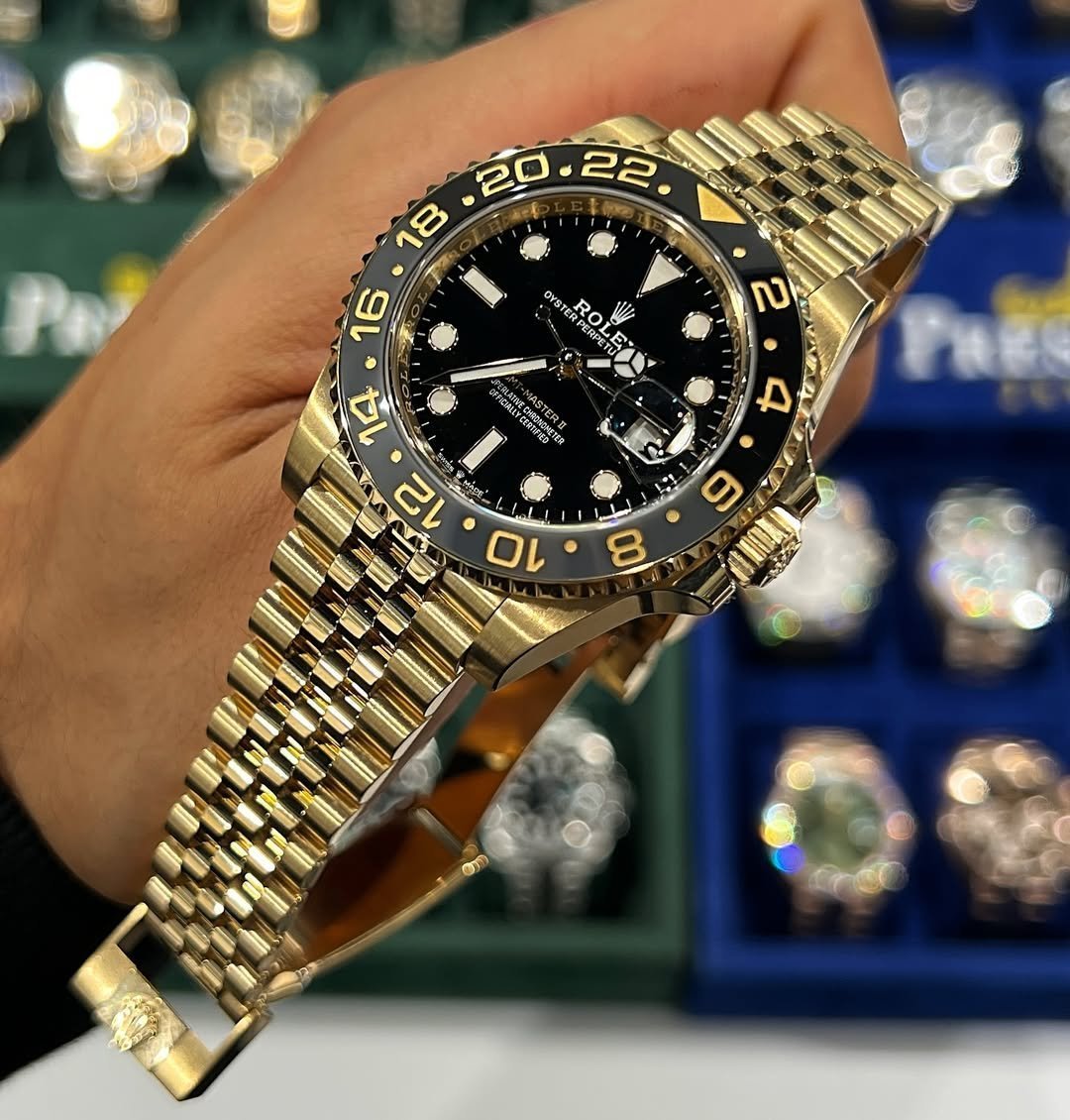 ROLEX GMT MASTER 2 GOLD