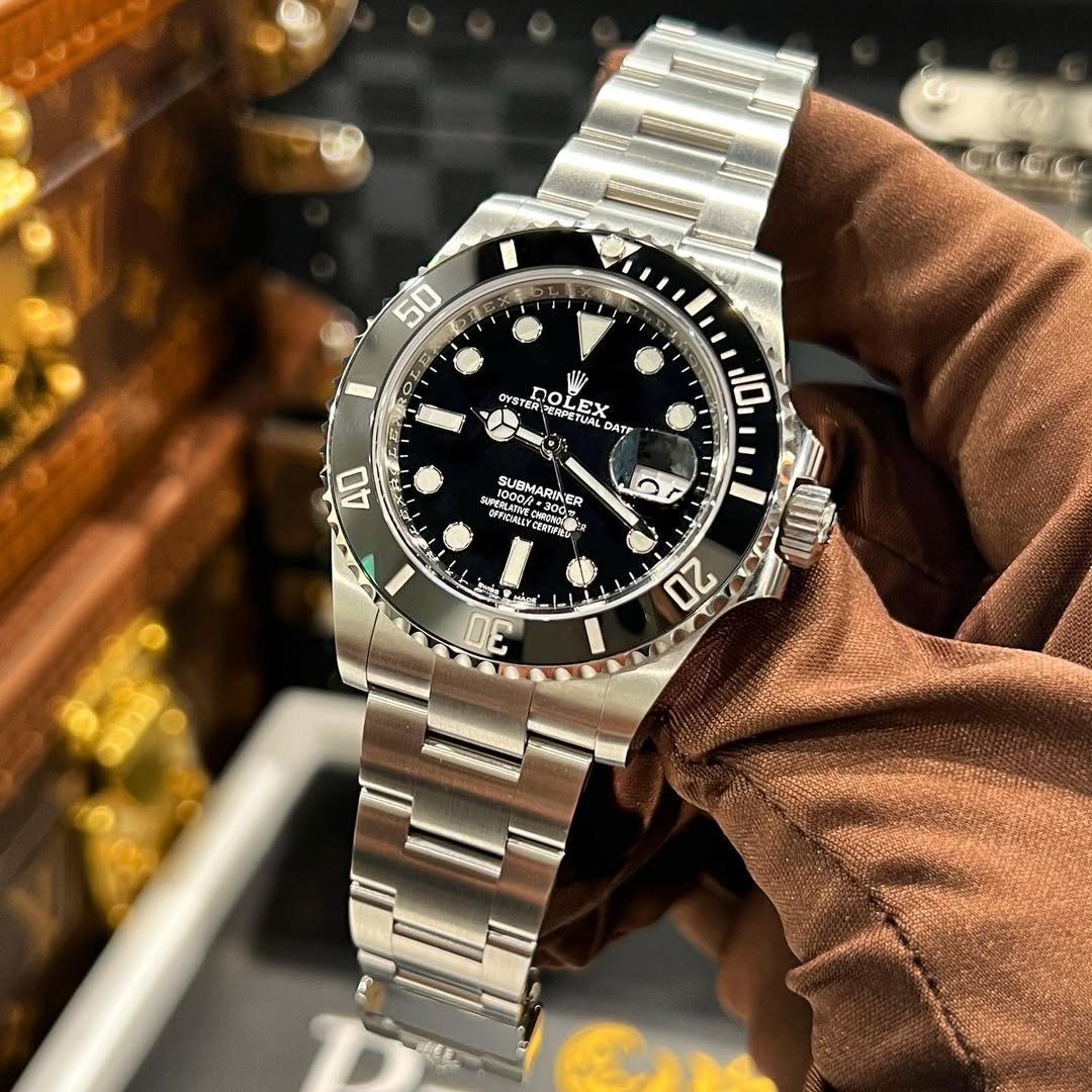 ROLEX SUBMARINER SILVER BLACK SALMAN KHAN EDITION - Image 4