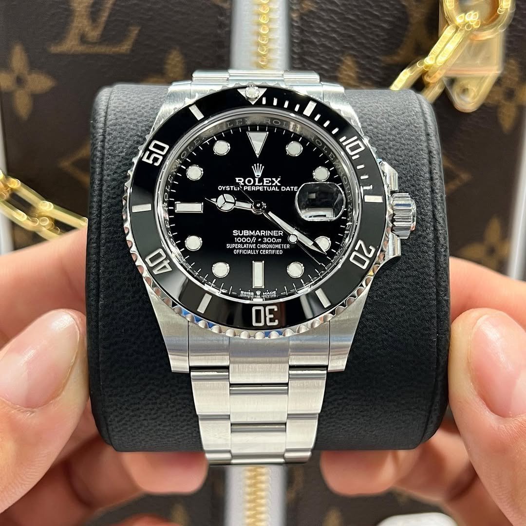 ROLEX SUBMARINER SILVER BLACK SALMAN KHAN EDITION - Image 3