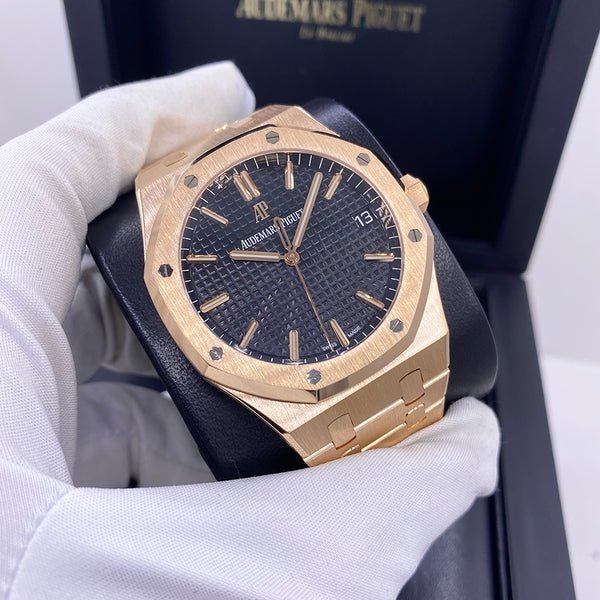 AUDEMARS PIGUET ROSE GOLD BLACK DAIL - Image 3