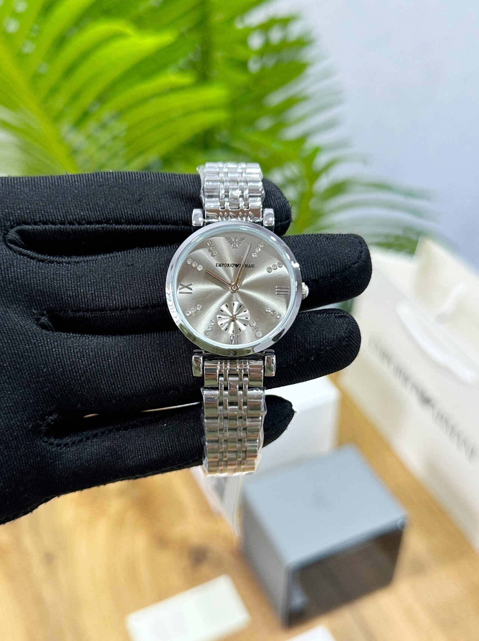 EMPORIO ARMANI CHRONOGRAPH LADIES WATCH