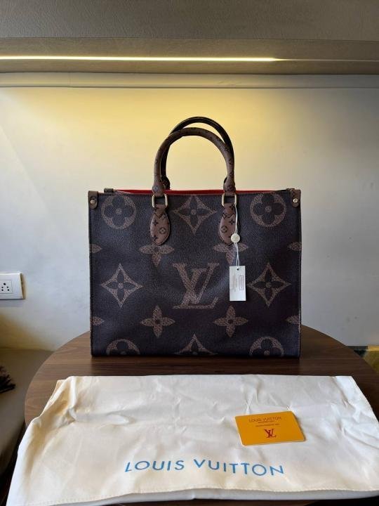 LOUIS VUITTON ON THE GO PREMIUM TOTE BAG 41CM WITH OG ACCESSORIES