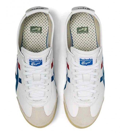 ONITSUKA TIGER MEXICO 66 White Blue 390 - Image 4