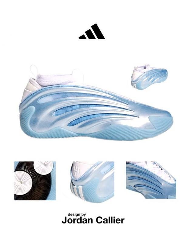 jordan Harden Vol. 9 Glow Blue - Image 4