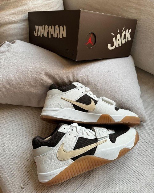 Nikee Air Jordan Travis Scott x Jordan Jumpman jack SAIL - Image 3
