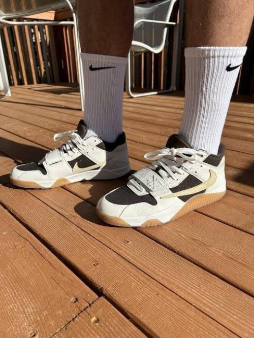 Nikee Air Jordan Travis Scott x Jordan Jumpman jack SAIL - Image 5