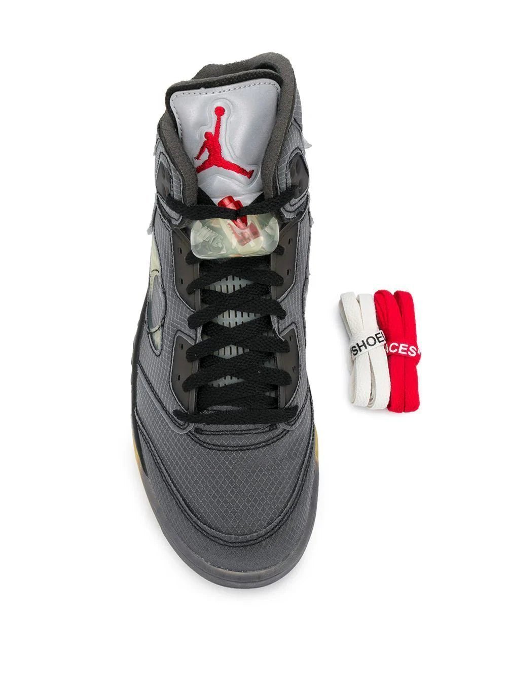 Jordan Retro 5 Off White Black Muslin Semi UA - Image 3