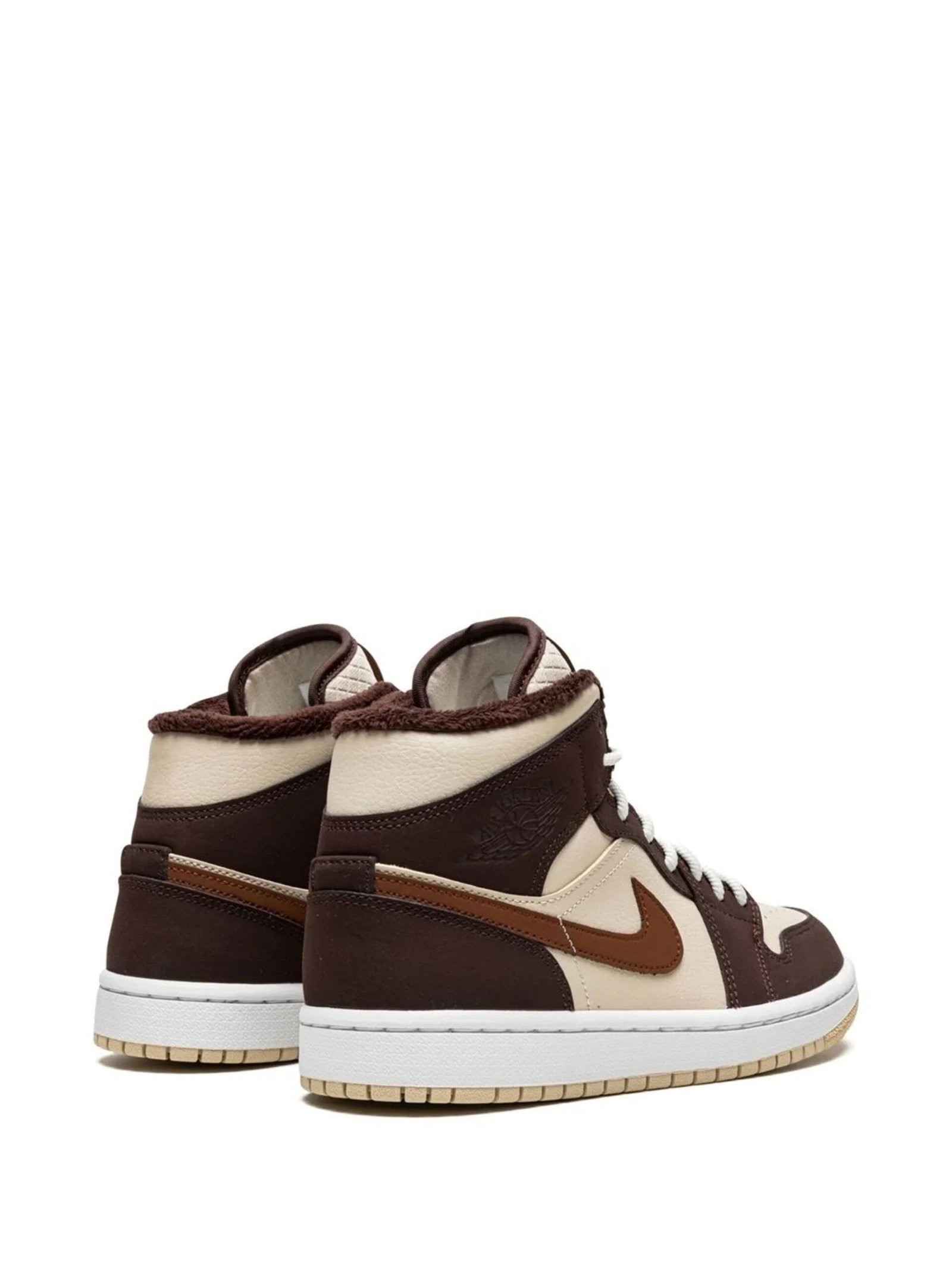 Jordan 1 Mid Brown Basalt Oatmeal Mocha - Image 3