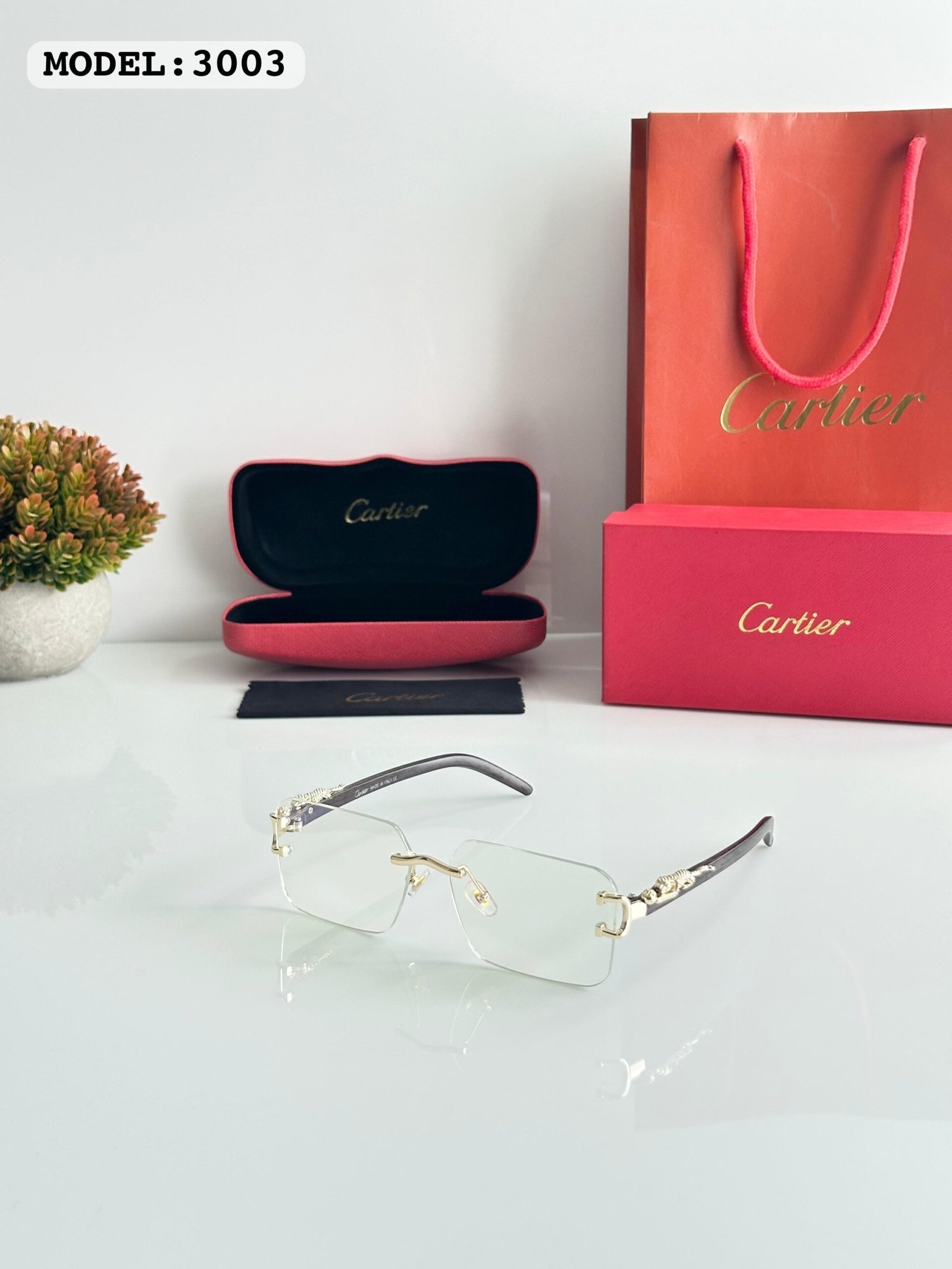 Cartier Gold Frame