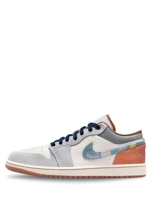 Nike Air Jordan 1 Low SE REPAIRED DENIM SWOOSH - Image 3
