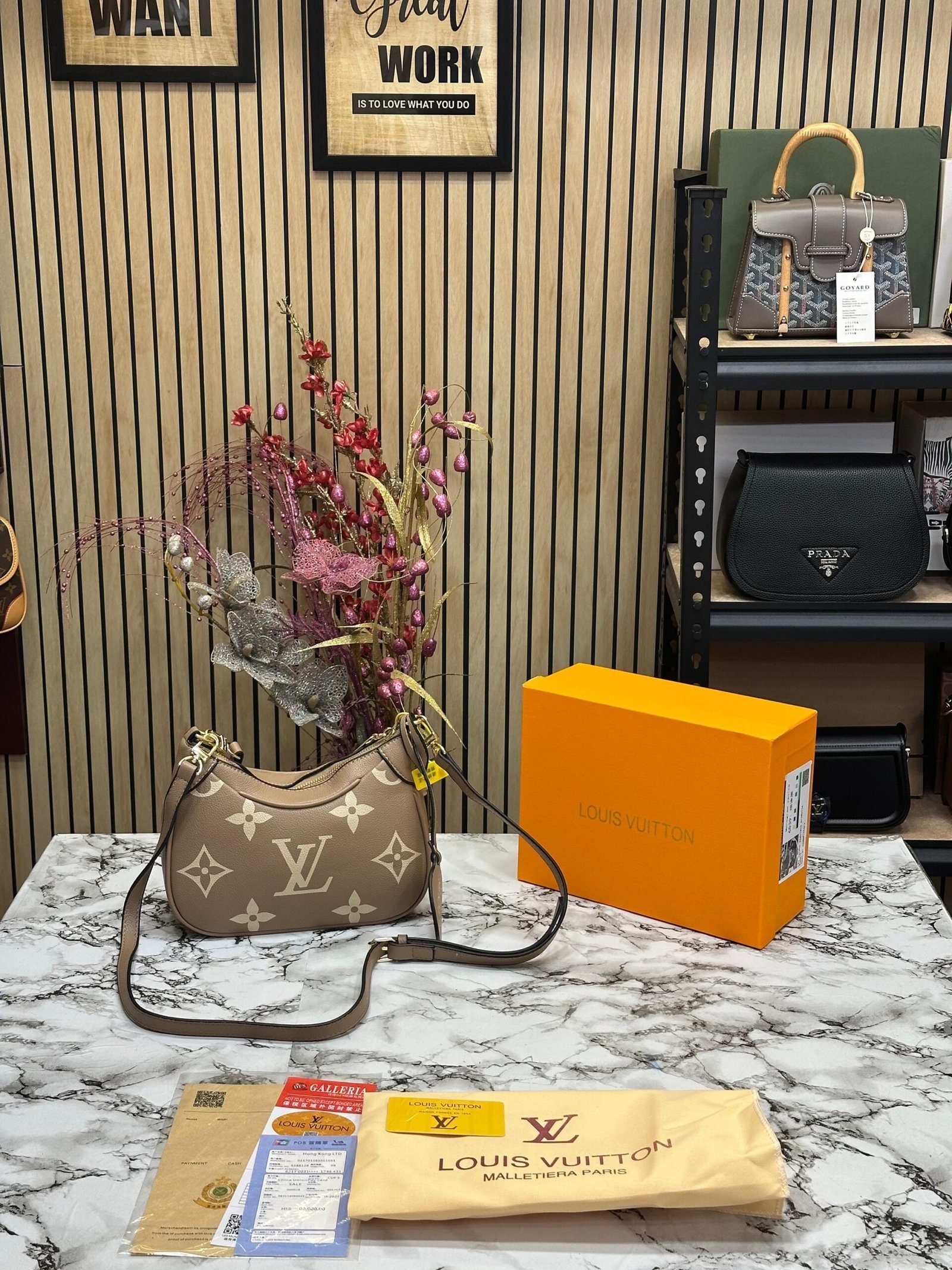 LOUIS VUITTON BICOLOR MONOGRAM EMPREINTE