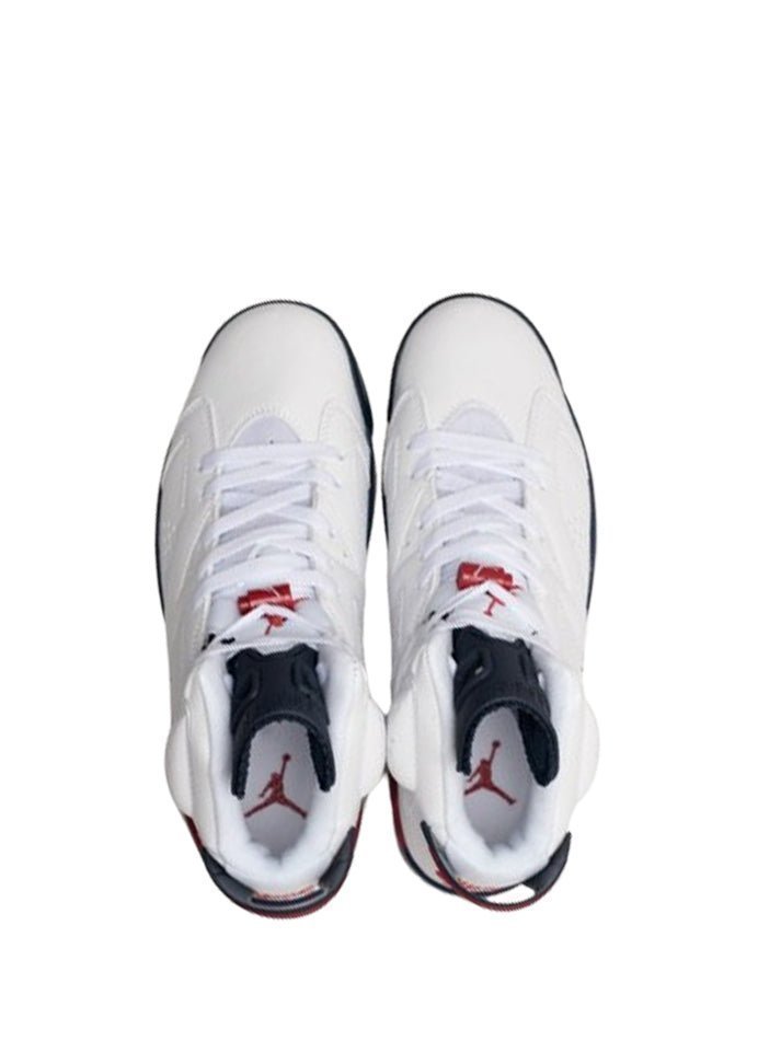 jordan retro 6 WHITE NEVY RED - Image 4