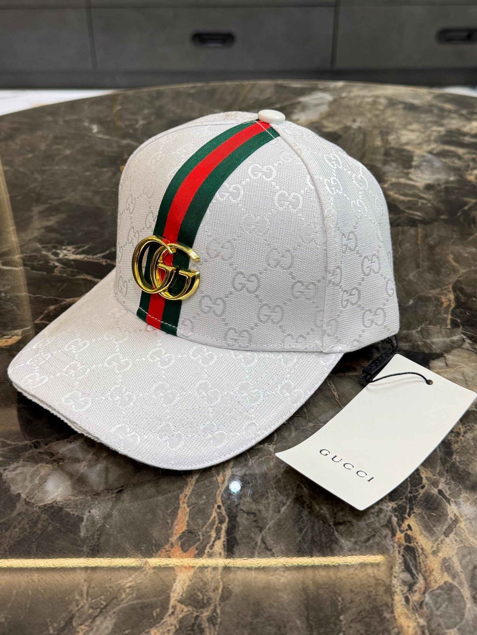 Gucci White Cap