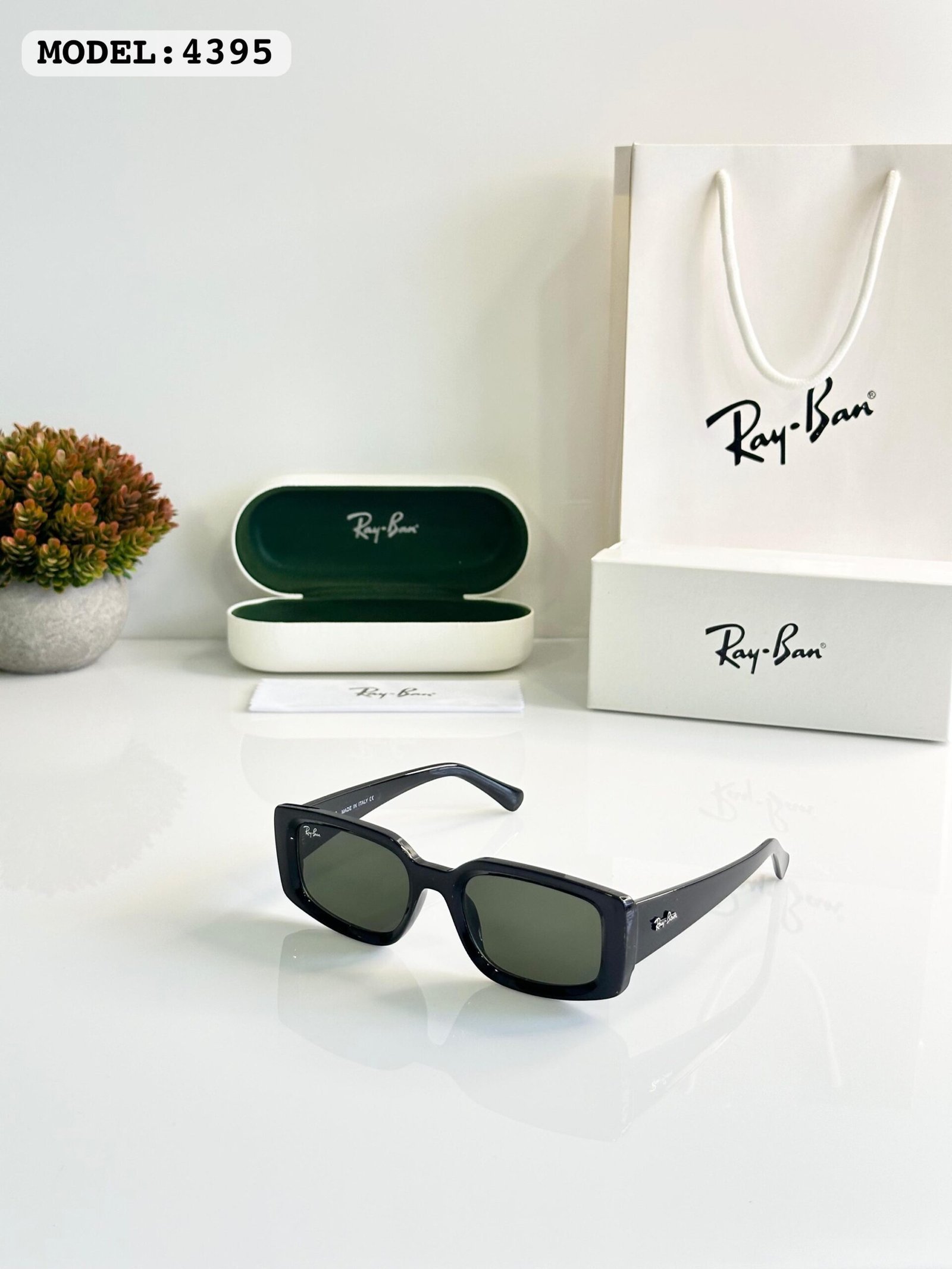 Rayban Black Green