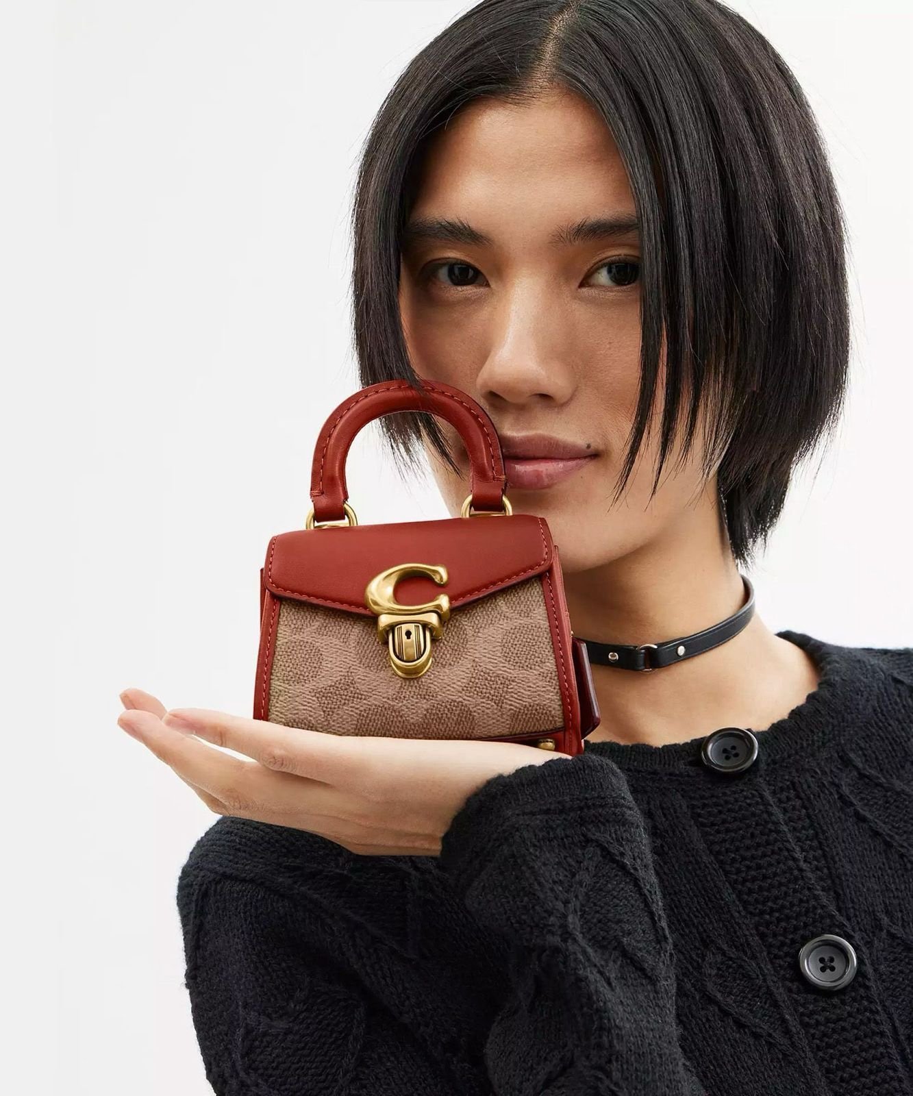 Coach Sammy Top Handle 12 Supermini Bag