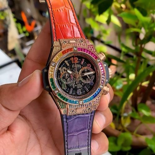 Hublot Big Bang iii Rainbow Chronograph Premium Watch