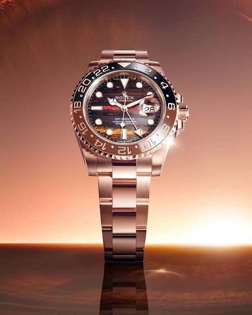 ROLEX GMT MASTER 2 ROSEGOLD BLACK DAIL NEW MODEL 2025