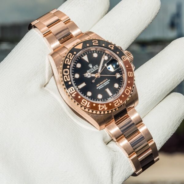 ROLEX GMT MASTER ROSE GOLD